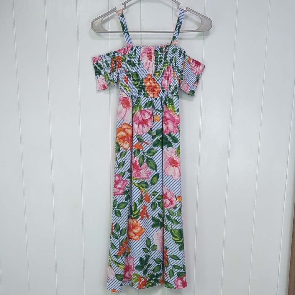 Like New Floral Kids Dress with Straps